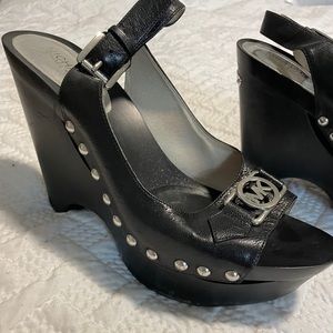 Micheal Kors Studded Wedge Shoes